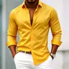 2026 Estilo Nuevo Camisa Casual Transfronteriza Camisa de Manga Larga Hombres Hombres Camisa Estampada Amazon