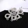 Nuevo Elemento Mongol Completamente Incrustado de Diamantes Nudo Auspicioso Mongol Accesorios Artesanía Tradicional Incrustada de Diamantes Fabricante de Accesorios de Moda Mayorista