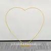 Arco de Balão Personalizado de Ferro Cruzado Amor Casamento Arco de Ferro Quadrado Layout de Pátio Externo Suporte de Casamento