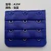 Extensor de Sujetador de Acero Inoxidable de Tres Filas y Tres Ganchos, Broche Extensor de Lencería de Tres Filas y Tres Ganchos, Venta Directa del Fabricante, Incluye Carta de Colores