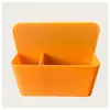 Fábrica de Origen 12x4x10cm Caja de Almacenamiento Magnética de Plástico Pizarra Magnética Caja de Almacenamiento Multifuncional Se Puede Añadir Logotipo