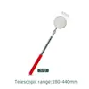 Herramienta de recogida magnética Yunbei Barra de absorción de hierro magnético Barra de extensión telescópica Herramienta de reparación de automóviles Espejo cuadrado Espejo redondo Cabezal de linterna