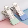 Percha multifuncional de acero inoxidable para pantalones, sin rastro, con gancho, para el hogar, para guardar pantalones, con un solo clip