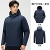Jaqueta Soft Shell Feminina Primavera Outono Outdoor Respirável à Prova de Vento Capuz para Trekking Vestuário de Montanhismo Masculino Fornecimento Exclusivo Transfronteiriço