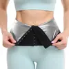 Cinturón lumbar reductor de sudor transfronterizo, faja moldeadora posparto, cinturón de soporte lumbar reductor de sudor para sauna fitness, entrenador de cintura con hebilla de tres filas