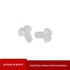 Parafuso de nylon de cabeça redonda cruzada de parafuso de plástico PA66 parafuso de isolamento de cabeça de panela de plástico M2.5 * 4.5