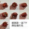 [Calabaza rojo oscuro] Decoración navideña Halloween calabaza roja pequeña flores secas fruta seca especímenes de plantas