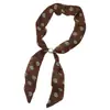 Bufanda casual de gasa con cuentas y lunares, estilo suave para trajes casuales, con cintas fluidas, una vibra de primavera-verano, bufanda de cuello para mujer