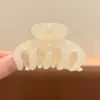 Presilha de cabelo grande de bolinhas para mulheres com cabelo grosso, modelo novo de alta qualidade 2026, grampo para coque na parte de trás da cabeça, acessório de cabelo tipo pinça de tubarão
