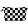 Bolsa de cosméticos impermeable de venta caliente, diseño abstracto, para guardar a mano, bolsa de aseo, estampado de flores, bolsa de viaje portátil perezosa