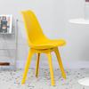 Cadeira Nórdica Eames, Cadeira Tulipa Simples, Cadeira de Plástico com Encosto Macio, Cadeira de Hotel, Cadeira de Jantar, Design Nórdico Simples