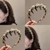 Diadema Antideslizante Dentada para Mujer 2026 Nuevo Estilo Versátil para Salir, Hace que la Cara Parezca Más Pequeña, Elegante Accesorio para el Cabello de Diadema Alta