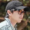 Gafas de Sol Jackson Wang para Hombre Tendencia Gama Alta Gm Atardecer Rubor Estilosas Miopía Conducción Gafas Marrones