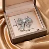 Nuevo Estilo Pin de Cuello Hebilla Anti-Exposición Broche de Lazo con Pedrería para Mujer Estilo Japonés Ins Tendencia Pin de Fijación Personalizado para Ropa Broche