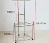 Estante para Lavabo de Acero Inoxidable Y*H Estante para Lavabo de Pie Estante de Tres y Cuatro Esquinas Estante para Lavabos de Múltiples Niveles Conjunto para Cocina y Baño