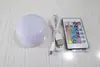 Base de Carregamento Redonda 5V com Luz Pat de Silicone LED Luz Noturna Colorida Touch Desenho Animado Bateria Controle Remoto
