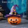 Adorno de Sombrero Mágico Transfronterizo Cabeza de Calabaza Decoración de Calabaza Fantasma de Halloween Fantasma de Casa Embrujada Guion de Fantasma Exhibición de Utilería de Misterio de Asesinato