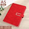 Caderno Spot A5 com fivela, bloco de notas em couro sintético, livro-razão, material de escritório, conjunto de papelaria, lembrança