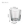 Copo Pequeno de Licor de 2oz, Copo de Shot de 1oz, Copo de Licor Transparente, Caixa Inteira Atacado, Copo de Shot com Logotipo