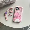 Funda con Patrón de Dibujos Animados de Lunares My Melody para Apple 18 Pro Max, Linda para iPhone 17, 16, 15