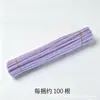 Hastes de chenille retorcidas do fabricante, materiais coloridos para buquês feitos à mão, matérias-primas densas para DIY para exercitar habilidades manuais