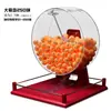 Máquina de Lotería Manual con Bolas de 2.7cm Máquina de Selección de Números de Gran Capacidad Acrílico Redondo Evento Promocional de la Fortuna