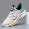 Zapatillas de running para primavera y verano, zapatillas deportivas versátiles de suela blanda, ligeras, de tejido fly-knit, zapatillas casual ligeras, zapatillas de malla transpirable para hombre