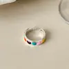Novo Anel de Nicho de Luxo Leve Estilo Coreano, Anel Largo de Nicho Vintage, Anel Aberto Ajustável Versátil Personalizado para o Dedo Indicador