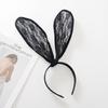 Acessórios de roupa íntima sexy Halloween coelho orelhas de coelho grandes e longas festa bar foto faixa de cabelo faixa de cabelo