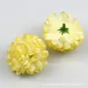 34 tipos de cabezas de flores de rosa amarillas artificiales de seda estilo europeo para horquillas DIY, arreglos florales y decoraciones de gorros de graduación