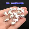 Pingente Coração de Prata Pura S999 Pingente Cristal Wenwan Corda de Mão Trançada Colar Acessórios DIY Feitos à Mão