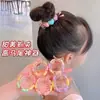 Ferramenta Fofa para Prender Coque Infantil, Grampo Estilo Doce, Presilha para Rabo de Cavalo com Elementos Arco-Íris