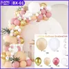 Diseño de evento de fiesta temática de traje de globo transfronterizo, decoración de cumpleaños de boda, decoración de ceremonia de boda, cadena de globos
