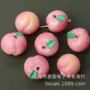 Colgantes Pequeños de Frutas 3D de Resina Lindos Simulados en Varios Diseños (Manzanas, Fresas, Mangos) para Pulseras y Accesorios para Llaveros de Bricolaje