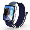 Adecuado para Correas de Nylon para Apple Watch, Correas de Nylon Tejido para Apple Watch, Pulseras de Bucle de Velcro