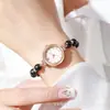 Nuevo Reloj Pulsera de Lujo para Mujer con Perlas, Pulsera Ajustable, Reloj de Cuarzo Exquisito de Nicho, Suministro Directo de Fábrica
