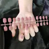Unhas Postiças Coloridas Diversas Fangyuan Produto Acabado Camada de Selagem Brilhante UV Pode Ser Removida e Usável Manicure para Mostrar Clareamento a Qualquer Momento