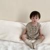 Bolsa de Bebê Verão Fina Estilo Coreano Roupa Infantil 2025 Novo Estilo de Verão Roupa de Menino Macacão de Bebê de Verão