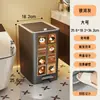 Papelera Estrecha para Baño, Cubo de Basura para Inodoro de Gran Capacidad con Tapa, Papelera de Almacenamiento para Sala de Estar, Operada con el Pie, No Necesita Agacharse
