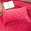 Fundas de Almohada Gruesas Acolchadas de Algodón Puro, un Par de Fundas de Almohada, una Sola Funda de Almohada