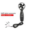 Anemómetro Digital Portátil de Velocidad del Viento y Flujo de Aire de Inteligencia Estándar GM8902 +/8903/8904