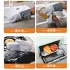 Luvas de Couro com Fio de Prata, Luvas de Lavar Louça, Extra Longas e Grossas, Impermeáveis, Proteção para as Mãos, Limpeza de Panelas, Remoção de Manchas, Remoção de Gordura, Esfregar Panelas, Luvas de Lavar Louça