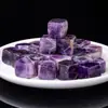 Cristal Natural Piedra Bruta Cuadrada Cristal Rosa Amatista Citrino Piedra Bruta Mineral Estándar Maceta para el Hogar Decoración para Acuario