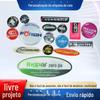 Cor uv gota de cristal adesivo plástico marca registrada logotipo de carro pvc adesivo impressão logotipo etiqueta adesiva