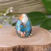 Nuevo Anillo de Cao Shi Manufacturer de Gran Venta para Mujer, Anillo Vintage de Mármol Imitación, Joyería de Nicho con Borde de Candado Metálico