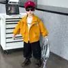 Chaqueta Casual para Niños 2026 Otoño Nueva Moda Coreana Tendencia Chaqueta para Niños Ropa de Primavera y Otoño