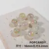 Cuentas Retorcidas con Lámina de Oro DIY Colorido Accesorios para Joyería Hecha a Mano Accesorios Materiales Cadena para Teléfono Móvil Hecha a Mano Collar Pendientes Colgante