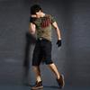 Pantalones de Corduroy para Hombre Pantalones Casuales de Verano para Hombre Pantalones Deportivos Delgados con Múltiples Bolsillos Marca de Moda para Adolescentes Pantalones Cortos Rectos