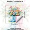 Xino Jdt-A649 Botas de Chuva de Primavera para Comércio Exterior e Flores Adesivos de Parede Autoadesivos para Decoração de Parede de Quarto Infantil e Sala de Estar