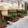 Biombo divisor de sofá de madera maciza con temática china personalizada para uso comercial en bares, restaurantes, establecimientos de hot pot y barbacoa